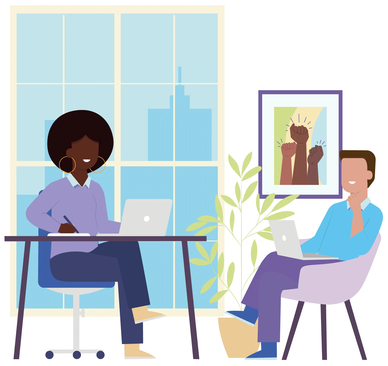 Black History Month illustration