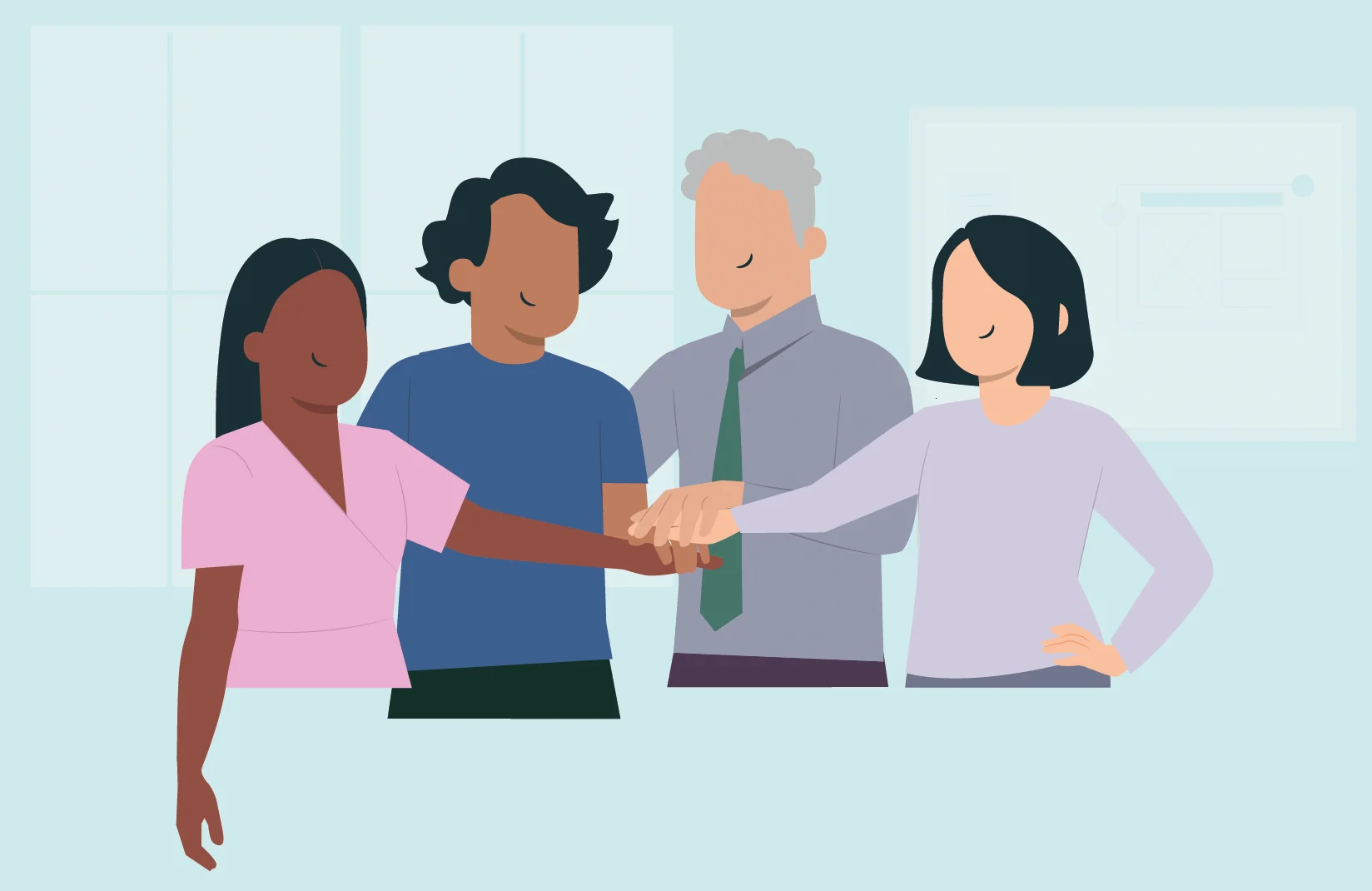 International Day of Happiness illustration
